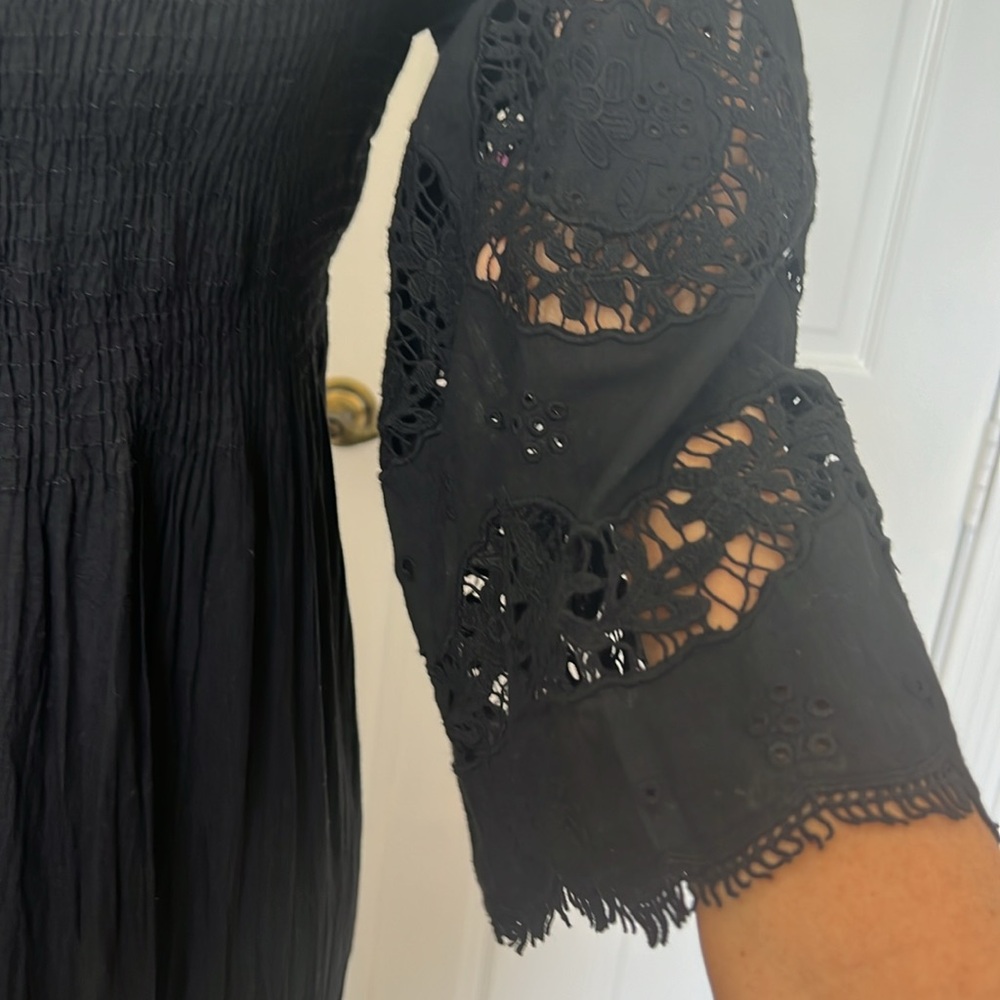 Spectacular Black Antica Sartoria off the shoulder dress - Picture 8 of 12